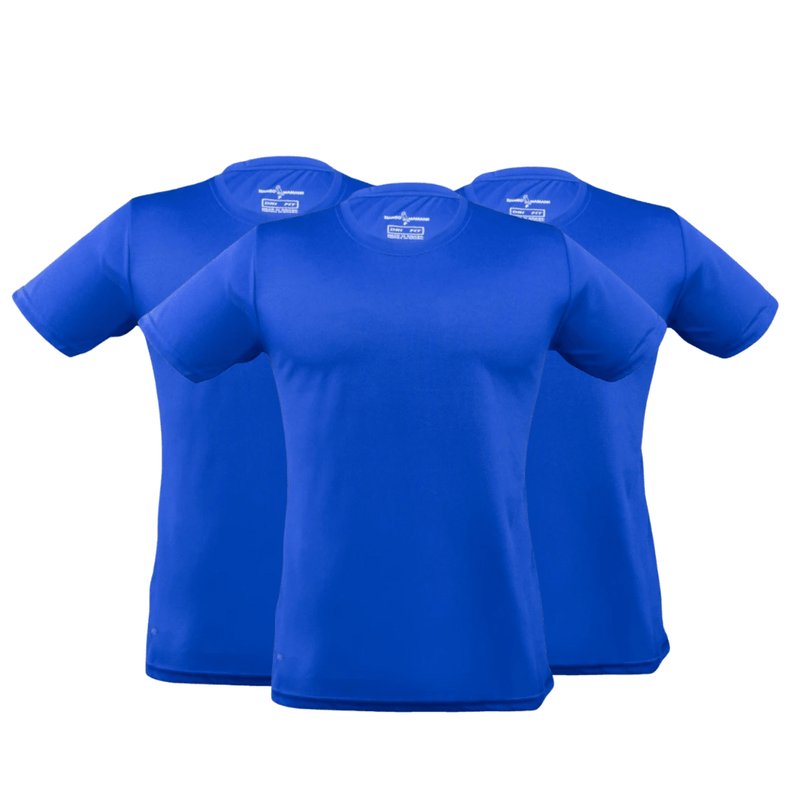 Kit 3 Camisetas Tecnológicas TechFit Pro - Anti-Suor