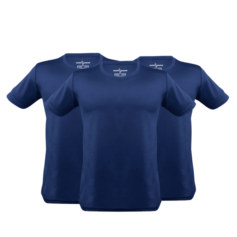 Kit 3 Camisetas Tecnológicas TechFit Pro - Anti-Suor