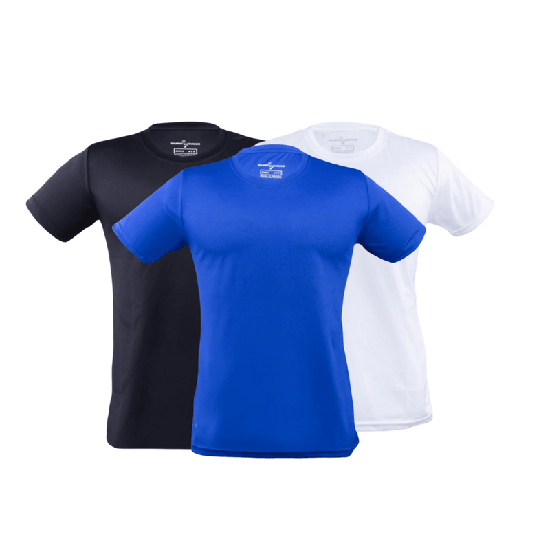 Kit 3 Camisetas Tecnológicas TechFit Pro - Anti-Suor