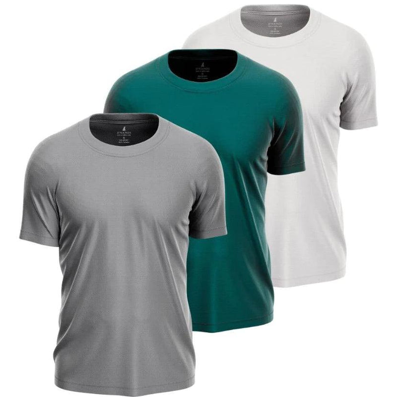 Combo com 3 Camisetas DRI-LEVE Anti-Odor e Anti-Suor